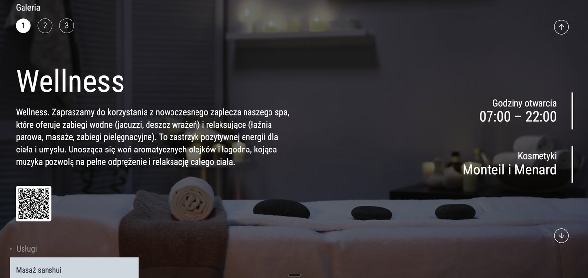 Multivee — panel Wellness na ekranie telewizora