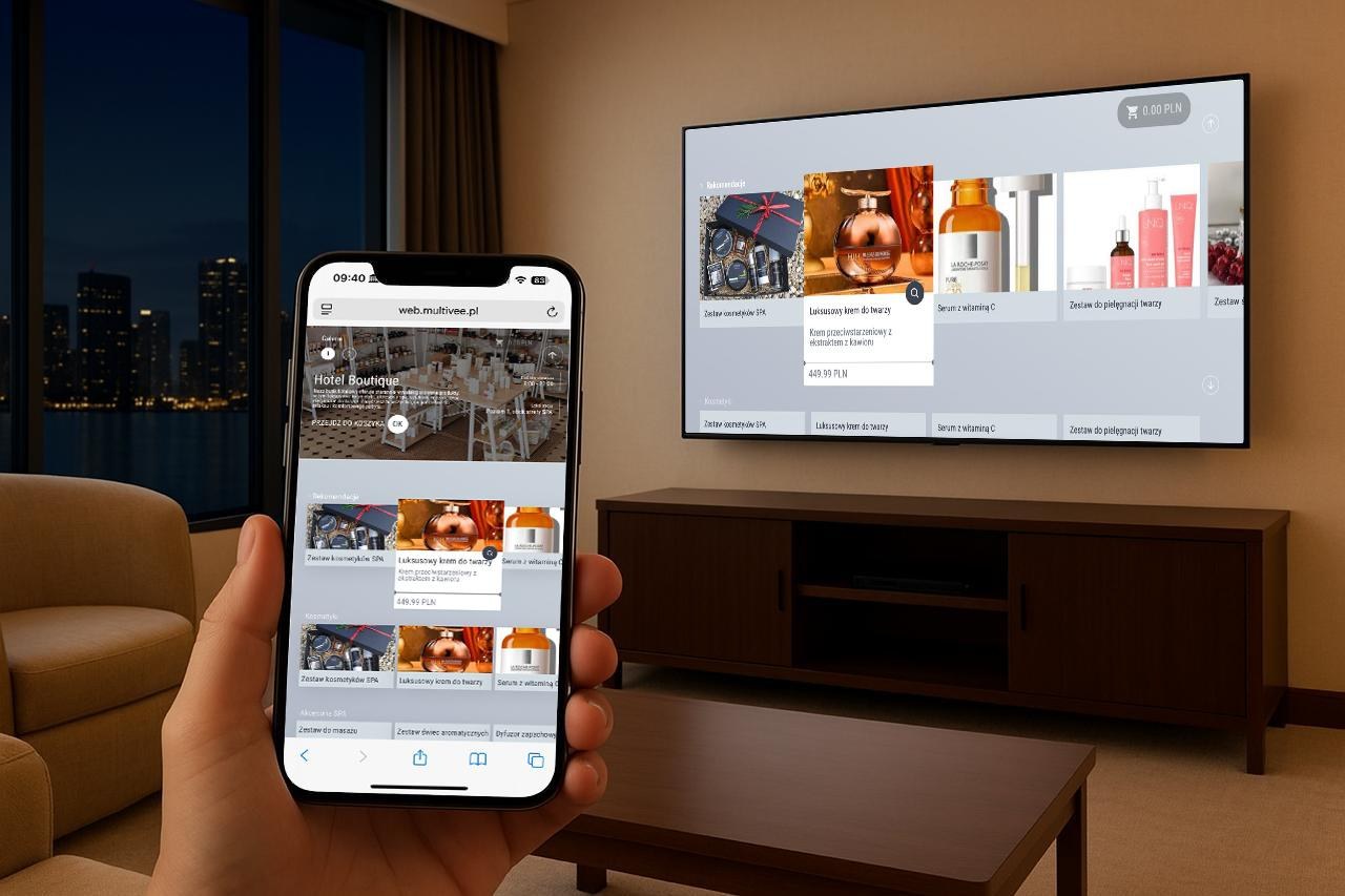 Multivee — rekomendacje SPA i kosmetyków na telewizorze i telefonie